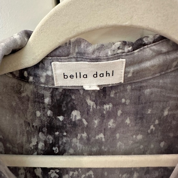 Bella Dahl Charcoal Patterned Top - Picture 3 of 3